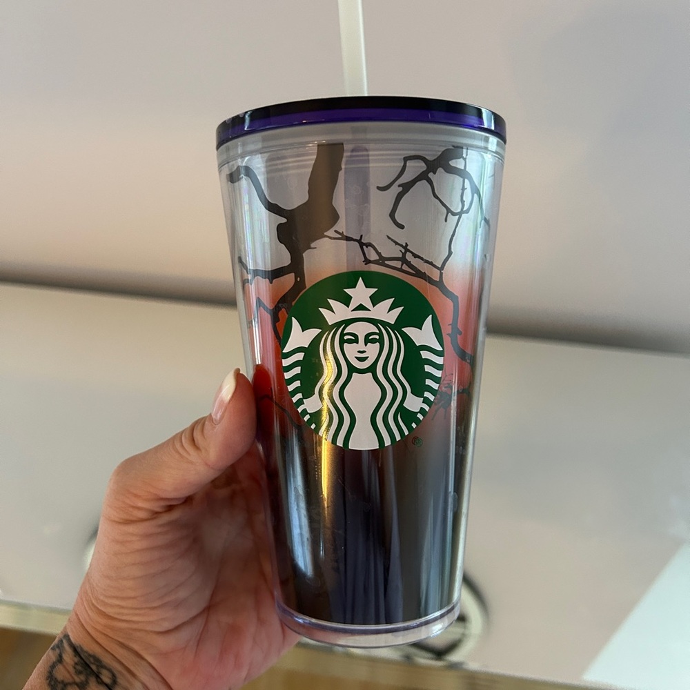 NWT | Starbucks | 16oz Halloween Customizable Glow in the Dark Cup